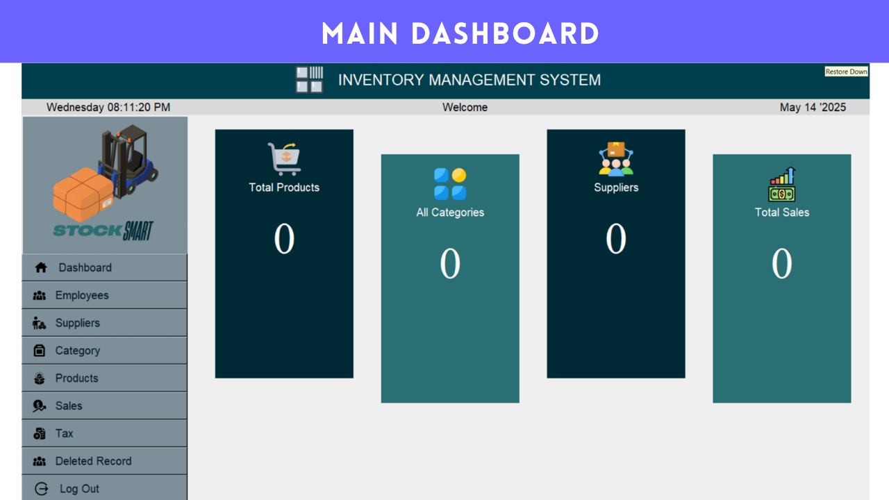 Inventory Management System Dashboard