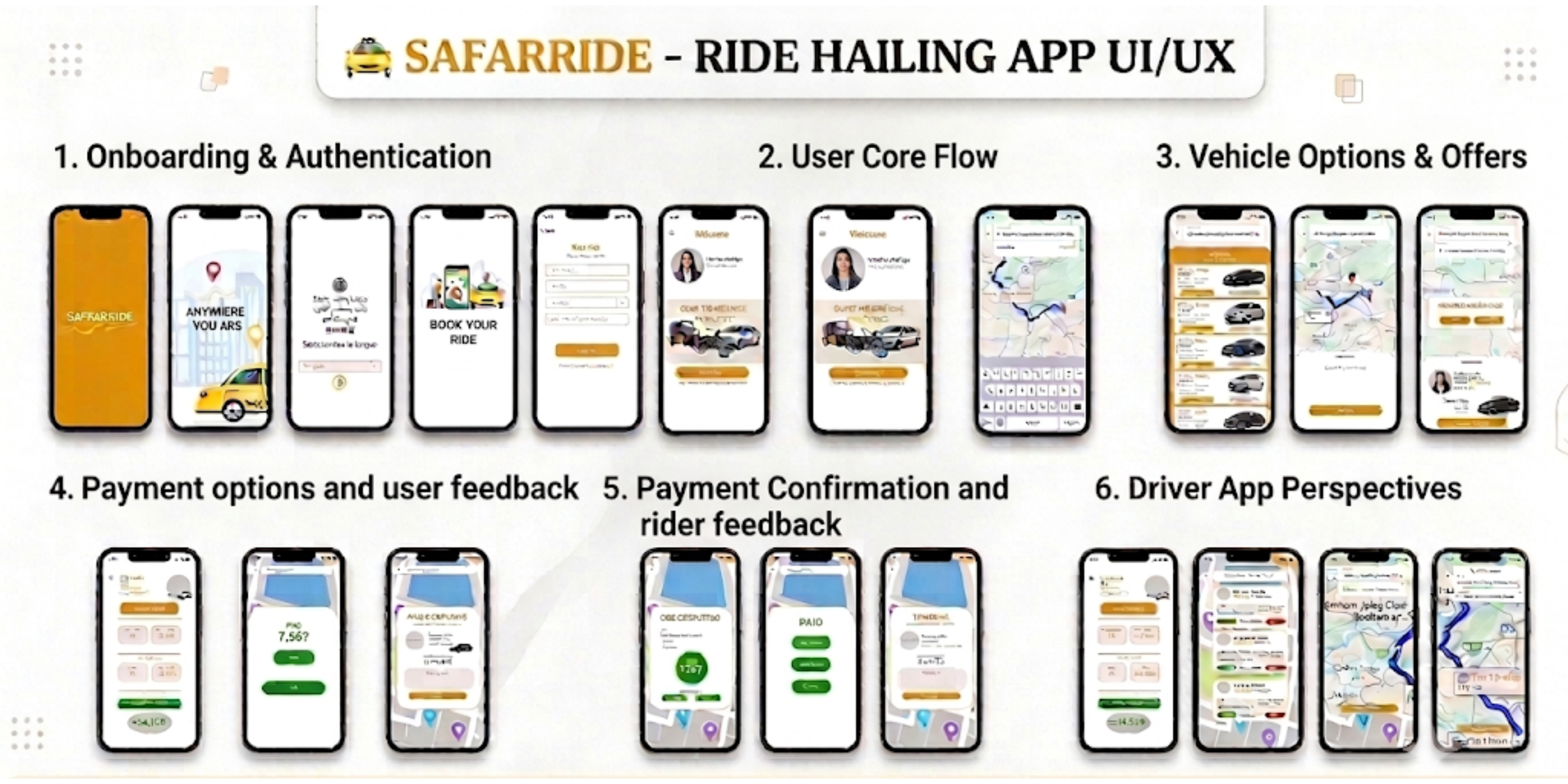 Safar Ride UI/UX Design